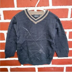 Mexx dark gray Crew Neck Sweater with Textured Knit